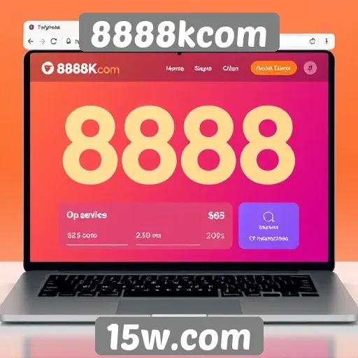 Interface do 8888kcom e experiência do usuário